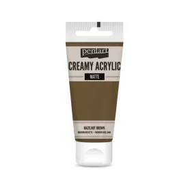 Krémes akrilfesték matt -  MOGYORÓ 60ml | Pentart 