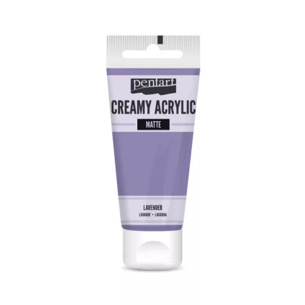 Krémes akrilfesték matt -  LEVENDULA 60ml | Pentart 