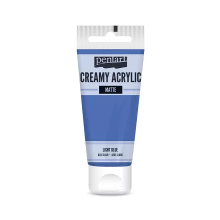 Krémes akrilfesték matt -  VILÁGOSKÉK 60ml | Pentart 