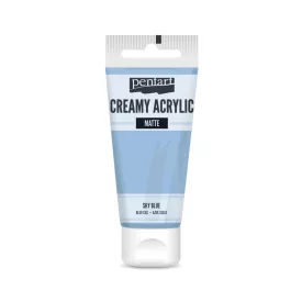 Krémes akrilfesték matt - ÉGKÉK 60ml | Pentart 