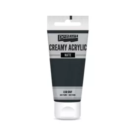 Krémes akrilfesték matt -  FEKETE 60ml | Pentart 