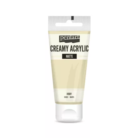 Krémes akrilfesték matt -  ELEFÁNTCSONT 60ml | Pentart 