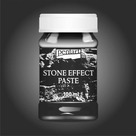 Kőhatású paszta antracit 100ml Pentart