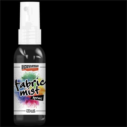 Textilfesték spray  - FEKETE 50ml | Pentart 
