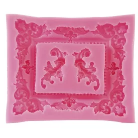 Szilikon nyomóforma lágy - Keret 11,5cm x 10cm x 1,5cm