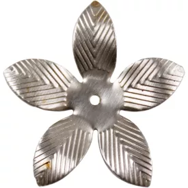 Fém díszítőelem virág 3cm 2db/cs.