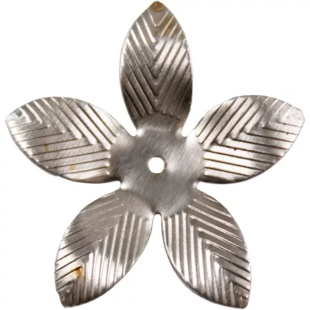 Fém díszítőelem virág 3cm 2db/cs.