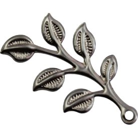 Fém díszítőelem, ág 3,7cm Fém díszítőelem, ág 3,7cm