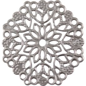 Fém díszítőelem, kerek 2,3cm Fém díszítőelem, kerek 2,3cm