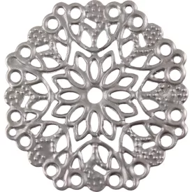 Fém díszítőelem, kerek 2,3cm