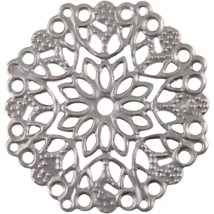 Fém díszítőelem, kerek 2,9 cm 2db/cs.