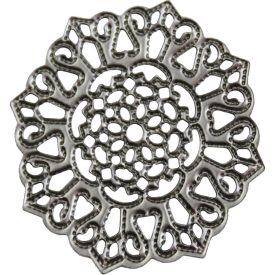 Fém díszítőelem, kerek 3,3cm Fém díszítőelem, kerek 3,3cm