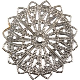 Fém díszítőelem, kerek 3,5cm Fém díszítőelem, kerek 3,5cm