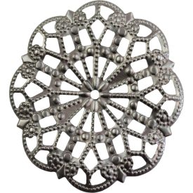 Fém díszítőelem, kerek 4cm Fém díszítőelem, kerek 4cm