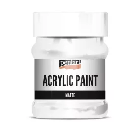 Matt akrilfesték - FEHÉR 230ml | Pentart