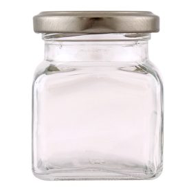 Díszüveg - Kvadro 120ml tetővel