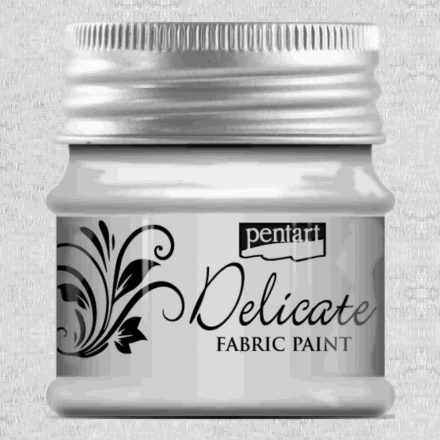 Delicate textilfesték 50ml - ezüst | Pentart 