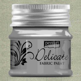Delicate textilfesték 50ml - antikezüst | Pentart  Delicate textilfesték 50ml - antikezüst | Pentart