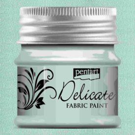 Delicate textilfesték 50ml - zöldezüst | Pentart  Delicate textilfesték 50ml - zöldezüst | Pentart