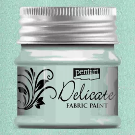 Delicate textilfesték 50ml - zöldezüst | Pentart 