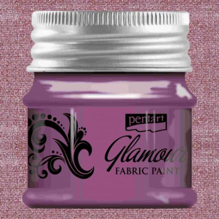 Glamour Textilfesték rózsaezüst 50ml | Pentart 