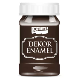 Dekor Zománcfesték BARNA 100ml | Pentart 