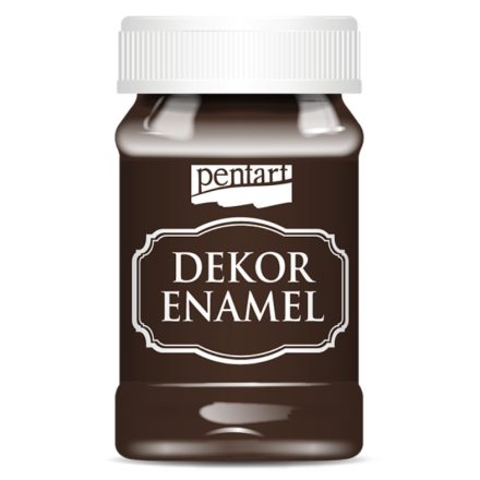Dekor Zománcfesték BARNA 100ml | Pentart 