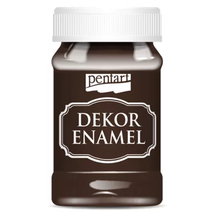 Dekor Zománcfesték BARNA 100ml | Pentart 