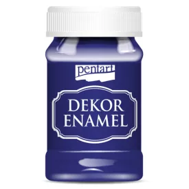Dekor Zománcfesték SÖTÉTKÉK 100ml | Pentart 