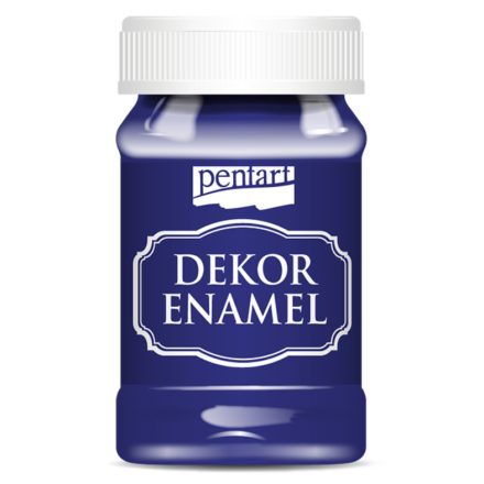 Dekor Zománcfesték SÖTÉTKÉK 100ml | Pentart 