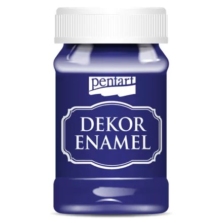 Dekor Zománcfesték SÖTÉTKÉK 100ml | Pentart 