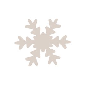 Formalyukasztó 50mm - Hópehely