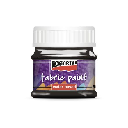Textilfesték fekete 50ml | Pentart 