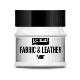 Textil és bőrfesték - fehér 50ml | Pentart 