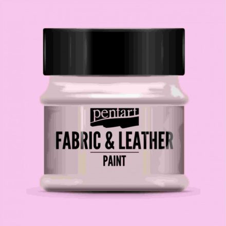 Textil és bőrfesték - rózsaszín 50ml | Pentart 