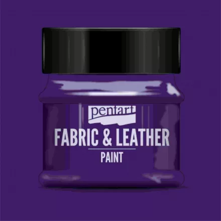 Textil és bőrfesték - lila 50ml | Pentart 