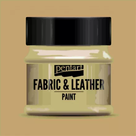 Textil és bőrfesték - világosbarna 50ml | Pentart 