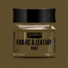 Textil és bőrfesték - sötétbarna 50ml | Pentart 