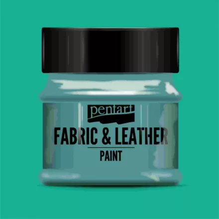 Textil és bőrfesték - türkiz zöld 50ml | Pentart 