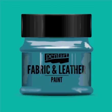 Textil és bőrfesték - türkiz kék 50ml | Pentart 