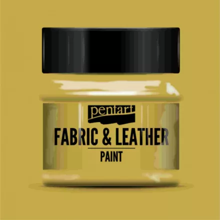 Textil és bőrfesték - arany 50ml | Pentart 