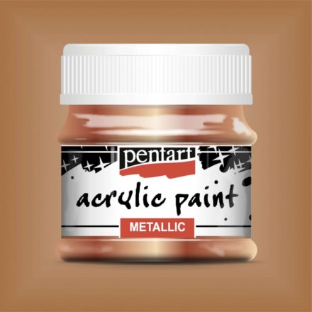 Metál akrilfesték ANTIKRÉZ  50ml | Pentart