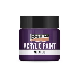 Metál akrilfesték LILA  50ml | Pentart