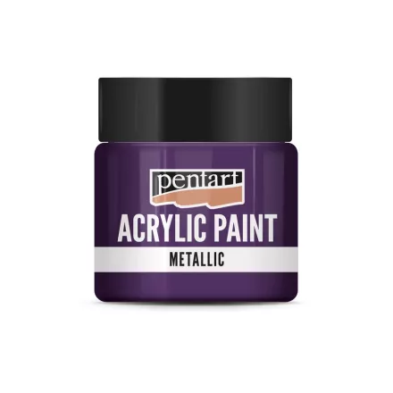 Metál akrilfesték LILA  50ml | Pentart