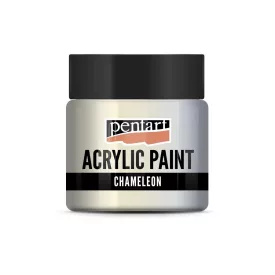   Akrilfesték chameleon gyöngyház sárga-kék 50ml | Pentart 