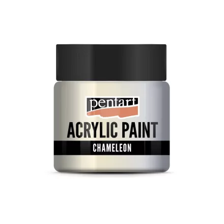 Akrilfesték chameleon gyöngyház sárga-kék 50ml | Pentart 