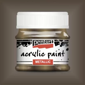 Metál akrilfesték CSILLOGÓ ARANY  50ml | Pentart