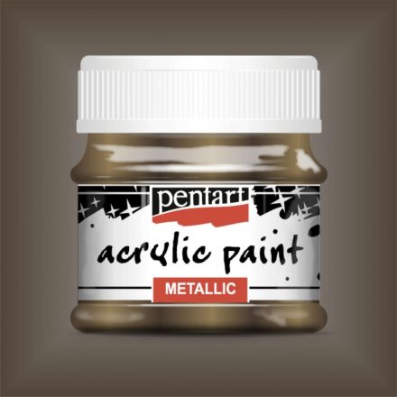 Metál akrilfesték CSILLOGÓ ARANY  50ml | Pentart