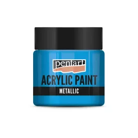 Metál akrilfesték CSILLOGÓ KÉK  50ml | Pentart