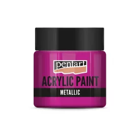 Metál akrilfesték MAGENTA  50ml | Pentart